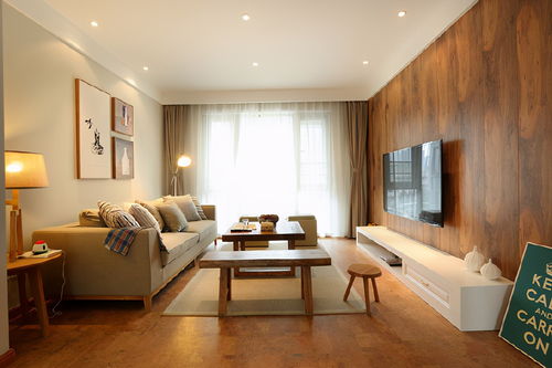 暖色系演繹溫馨美學(xué)，90㎡小家電視墻設(shè)計(jì)獲贊無數(shù)